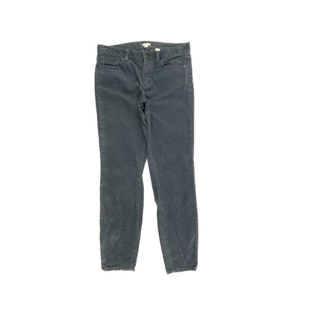 J Crew Skinny Women's size 27 Gray Corduroy Pants